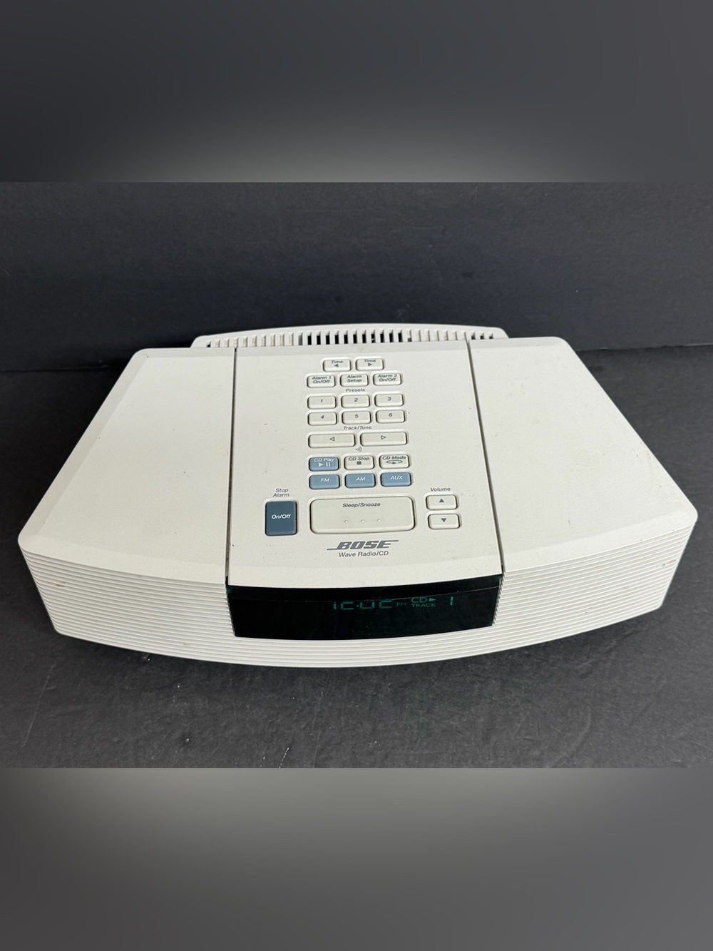 Bose Wave AWRC-1P Radio/ CD Player Tested/ Works - White NO Remote NICE - Picture 3 of 10